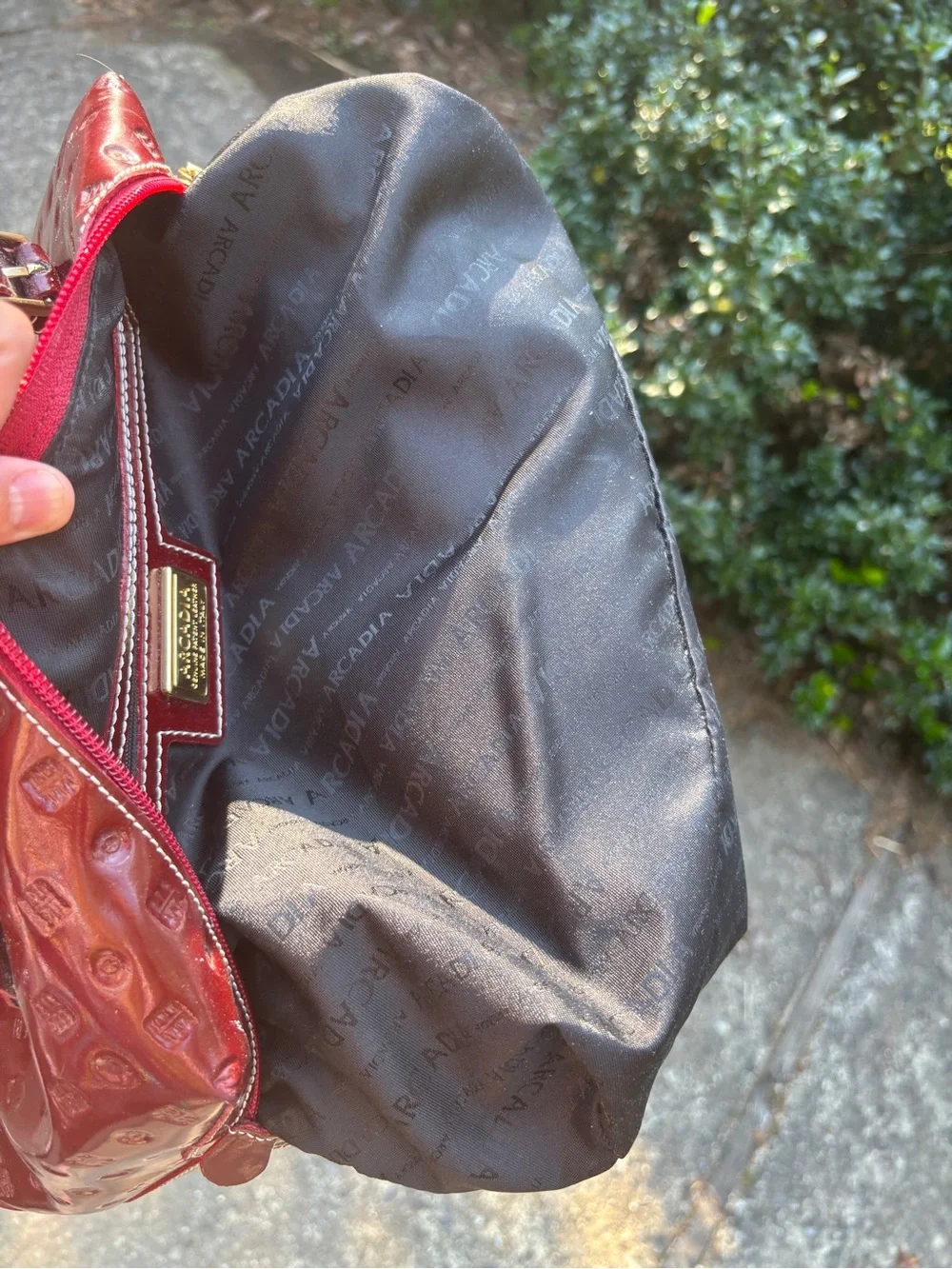 Arcadia patent leather